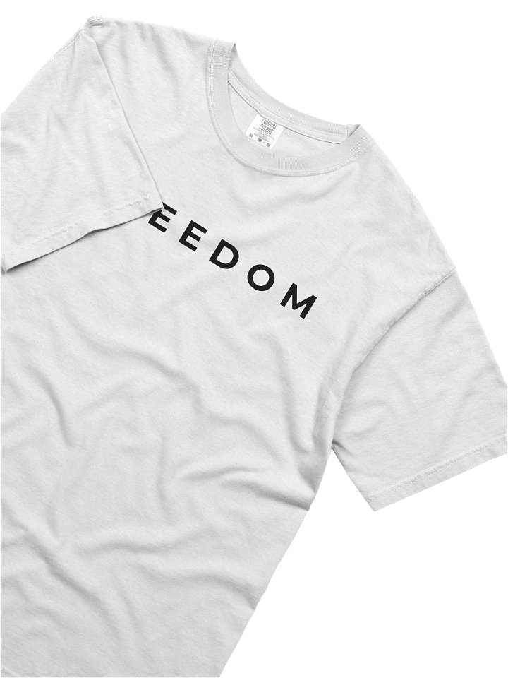 White Freedom T-Shirt product image (2)