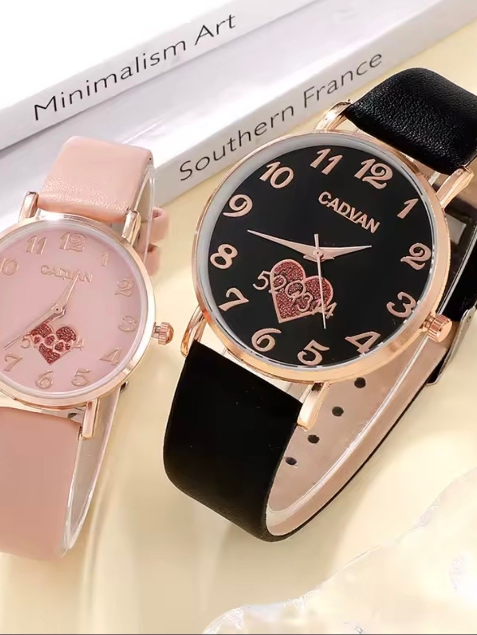 Top Luxury Brand Couple Watch For Women Men Clock Male Calendar Love Dial Quartz Wrist Watches Leather Ladies Man Watch no box included product image (4)