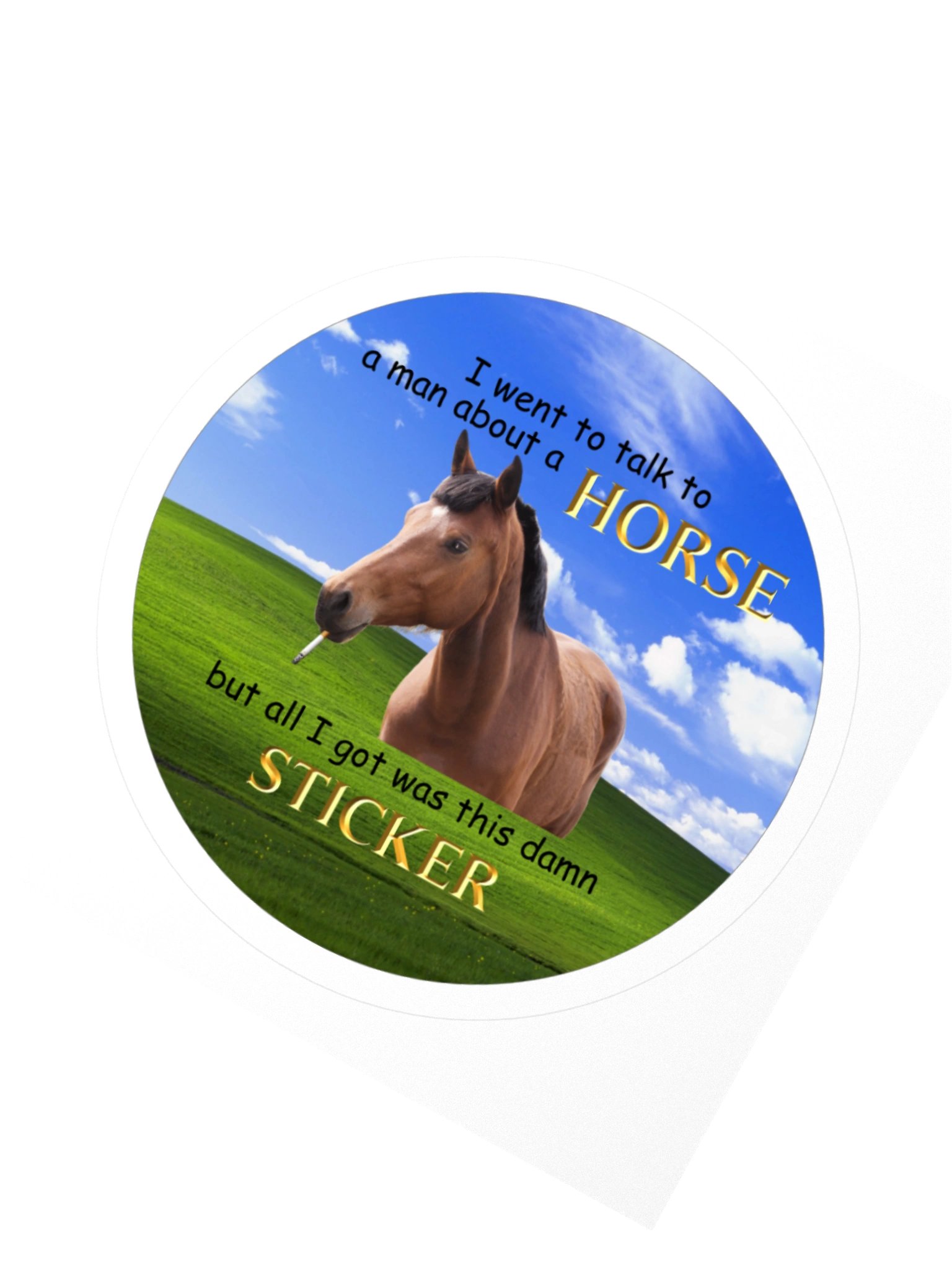 Horse Meeting Gone Wrong Sticker product image (4)