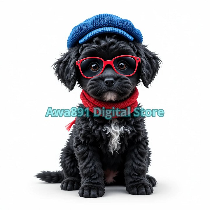 24 Cool, Cute, and Creative High-Quality Dog and Puppy Cliparts! (Digital Download) - Perfect for Cards and Paper Crafts, Clipart Bundle Digital Product product image (1)