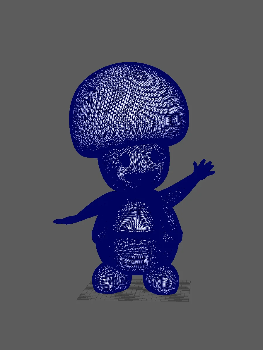 [3d print file] Toad (Mario) product image (3)