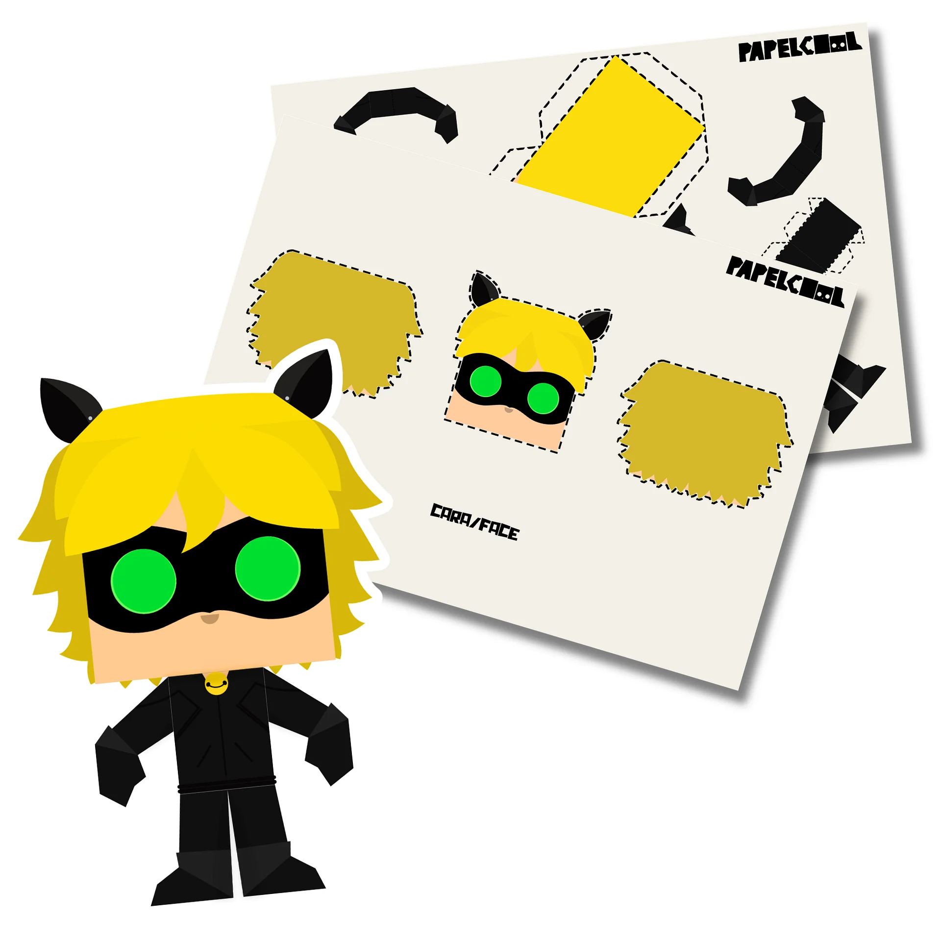 Papercraft Cat Noir product image (2)