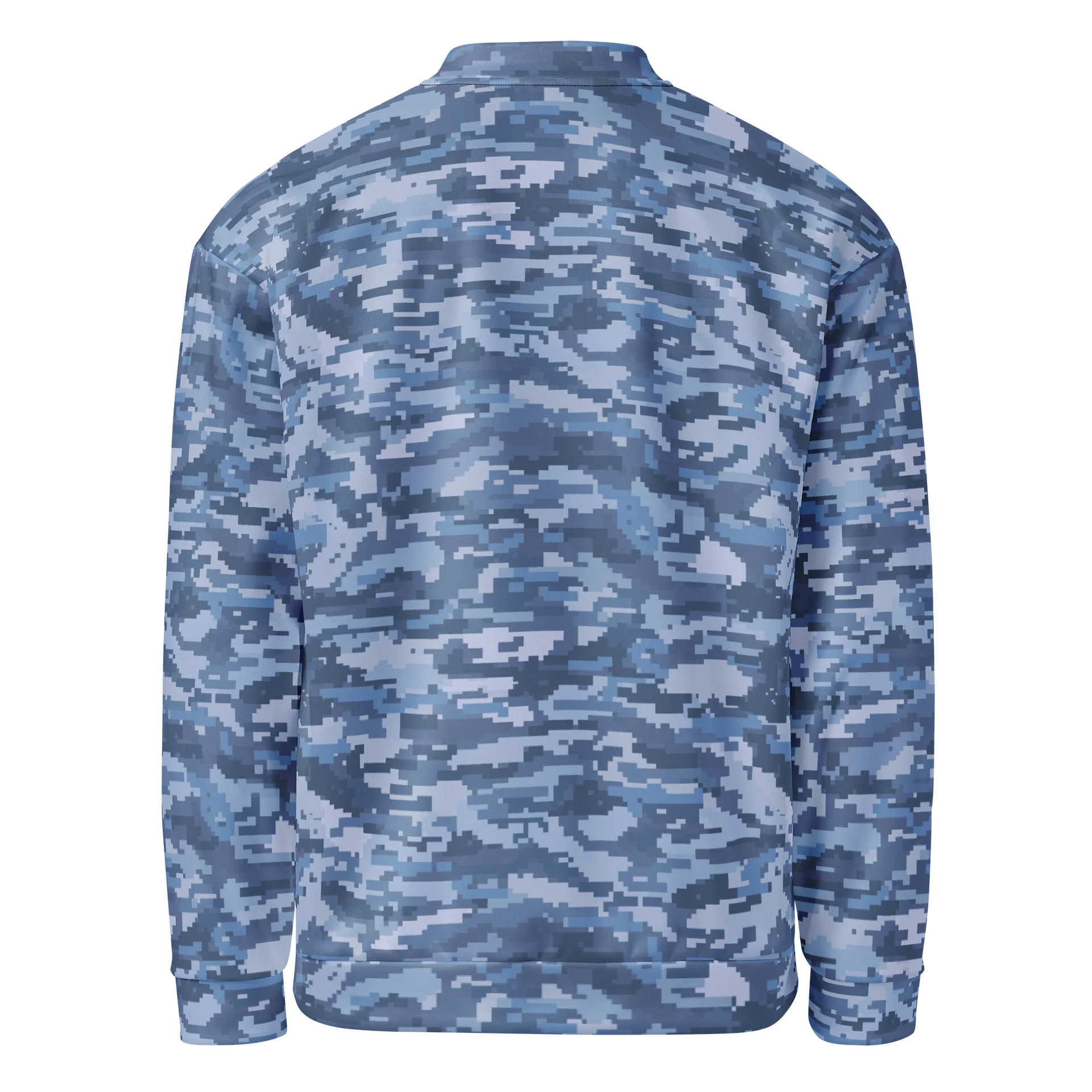 Blue Pixel Military Camouflage Bomber Jacket product image (2)