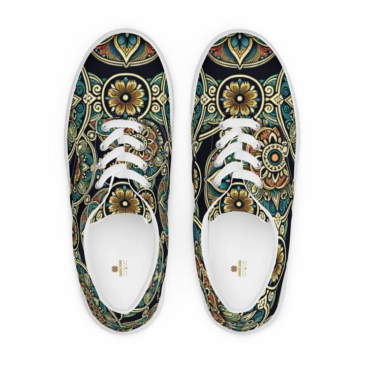 Mystic Mandala Men's Canvas Shoes product image (1)