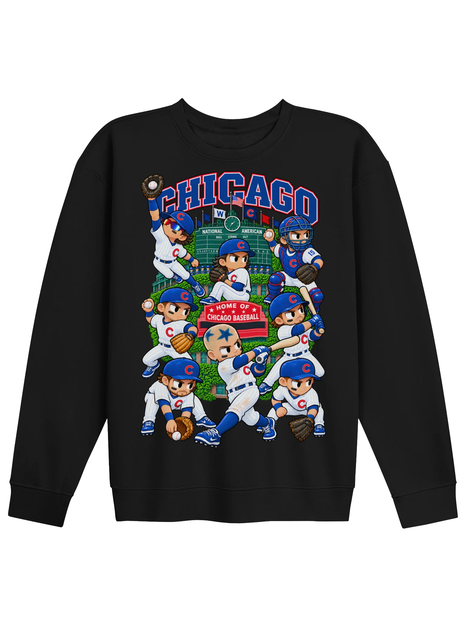 Chicago Northside Baseball 2026 Animated Player Crewneck product image (1)