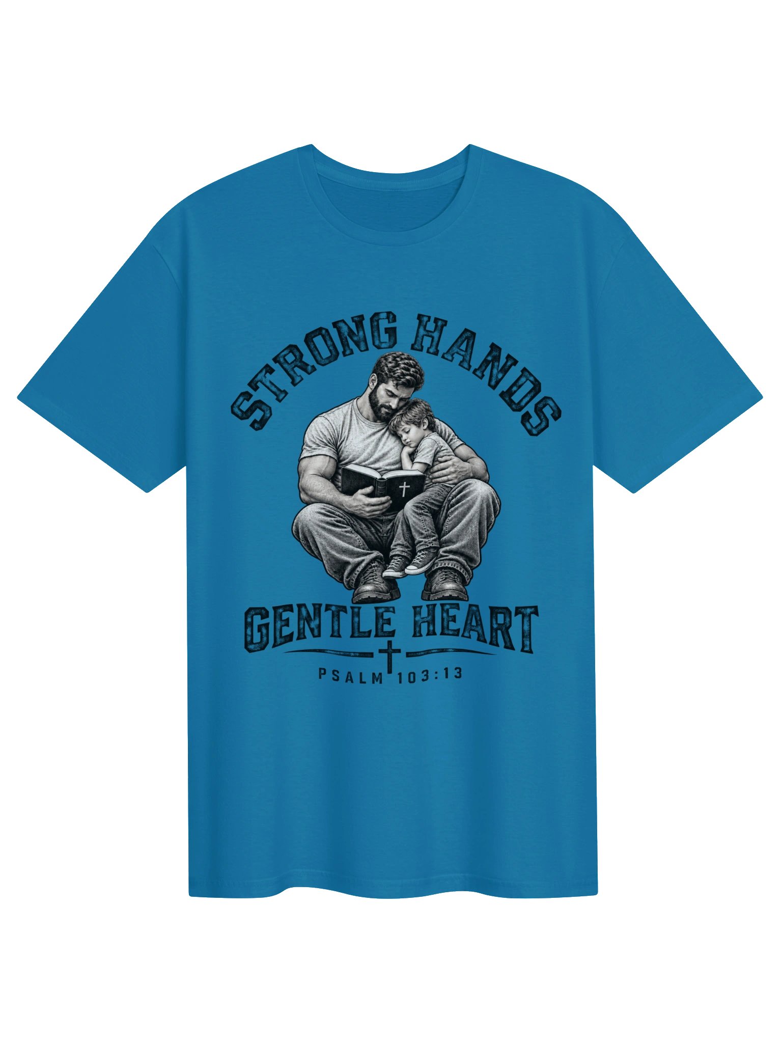 Strong Hands, Gentle Heart Tee | Psalm 103:13 product image (81)