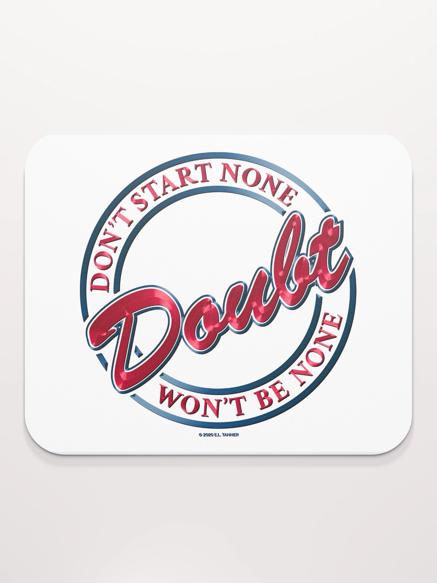 Doubt V1, Red Mouse Pad BV product image (2)