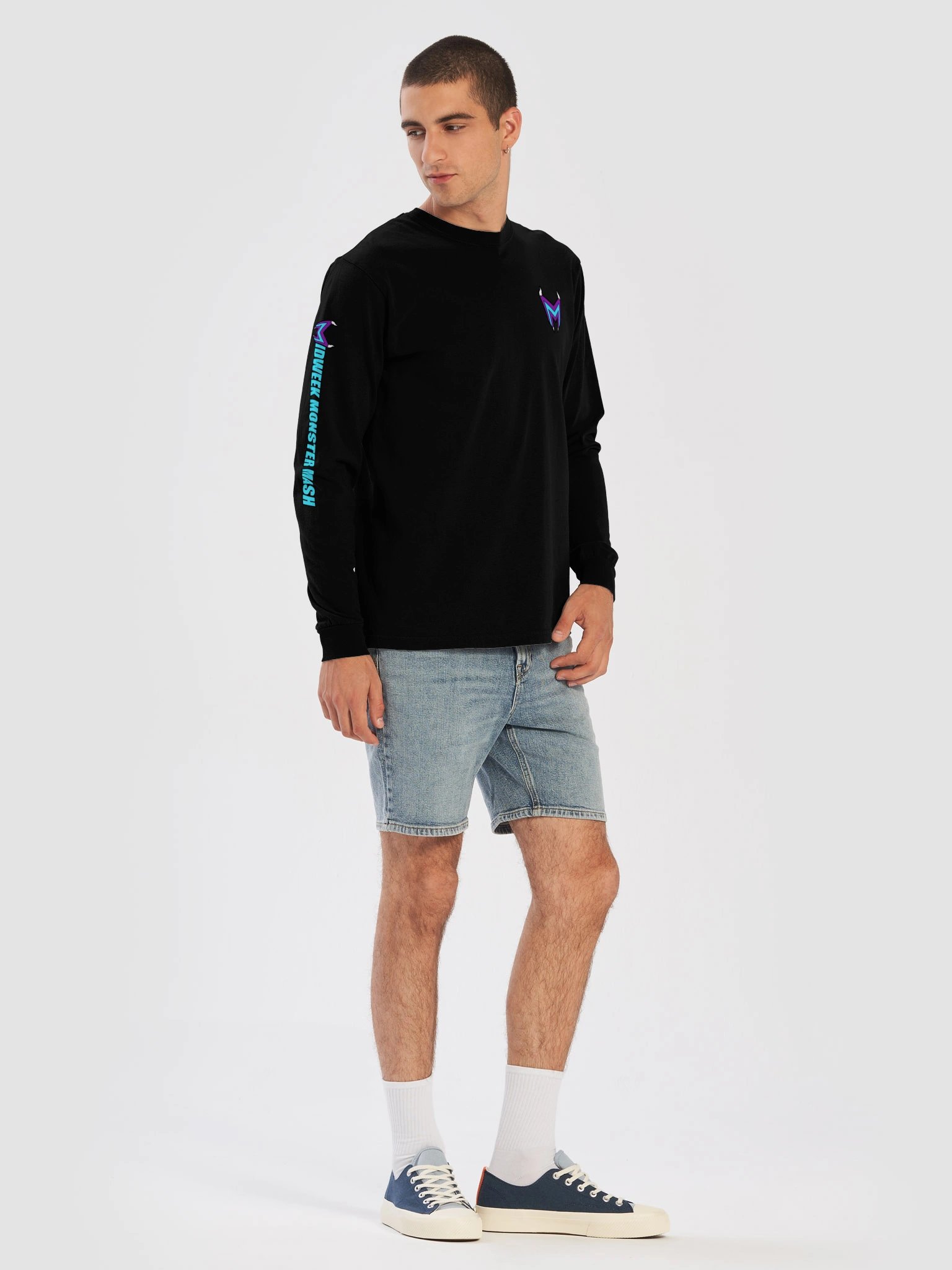 Midweek Monster Mash Extended Logo Long Sleeve – Dark product image (14)