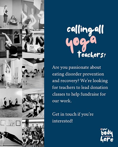 💓 Calling all yoga teachers! We need your help to ensure all people with eating disorders have access to support when they ne...