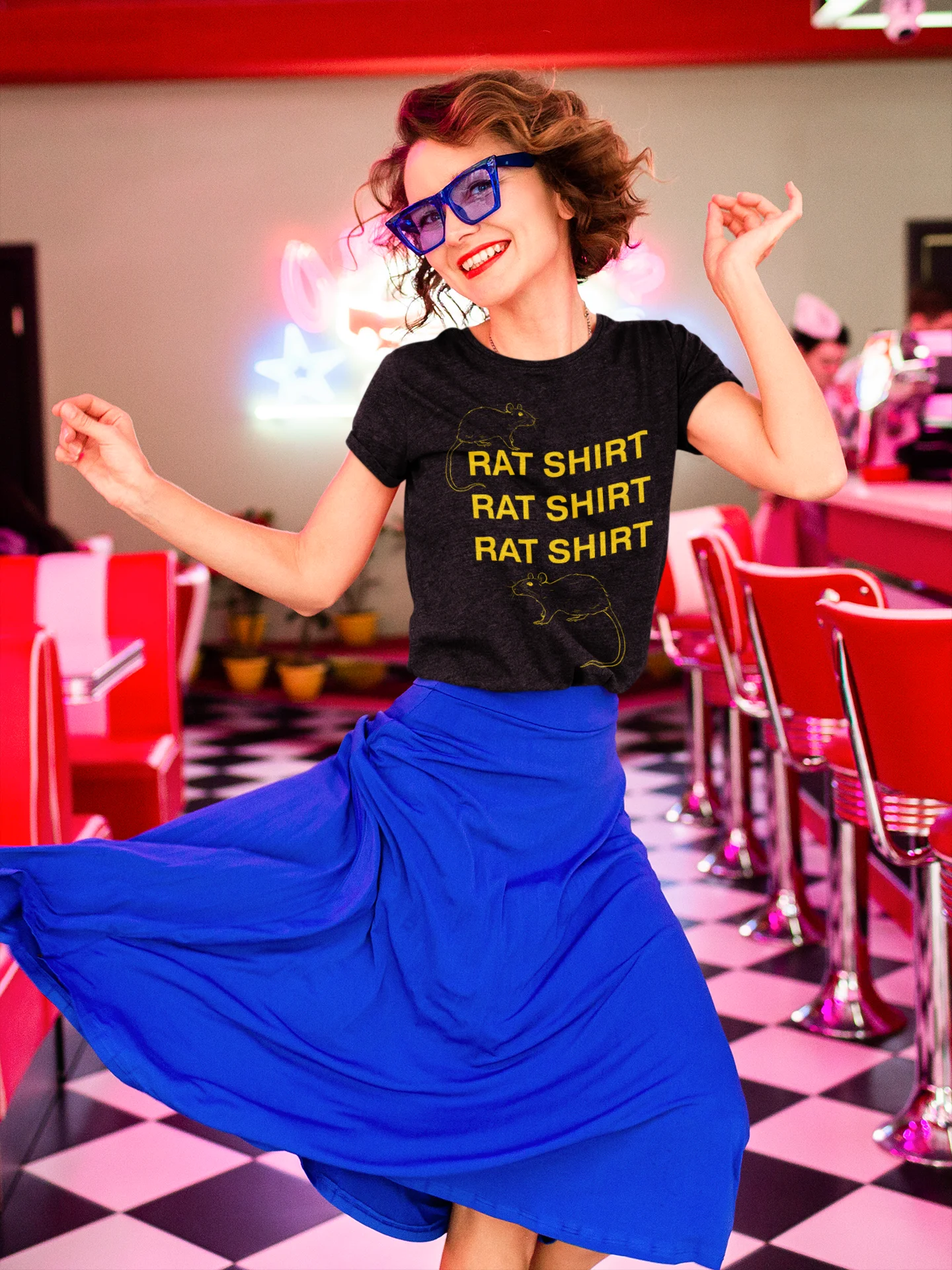 Rat Shirt ft. Rats supersoft femme cut t-shirt product image (1)