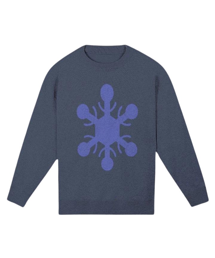 Snowflake Knitted Relaxed Sweater 1/2 product image (1)