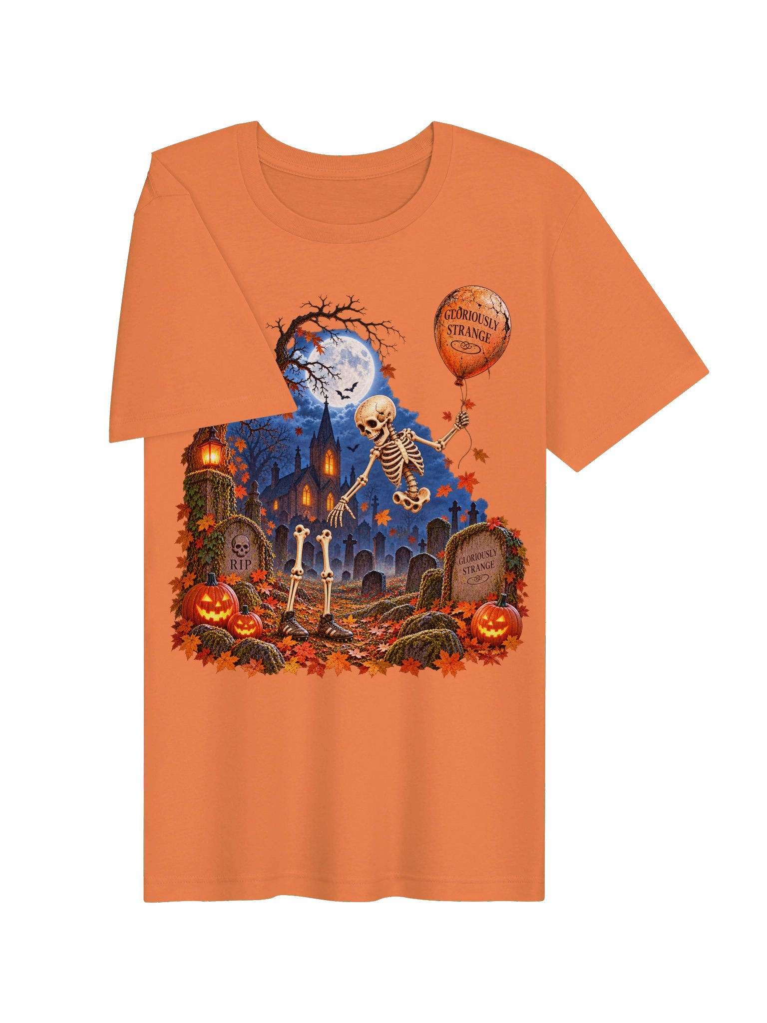 Gloriously Strange Helium Balloon Halloween Tee product image (3)