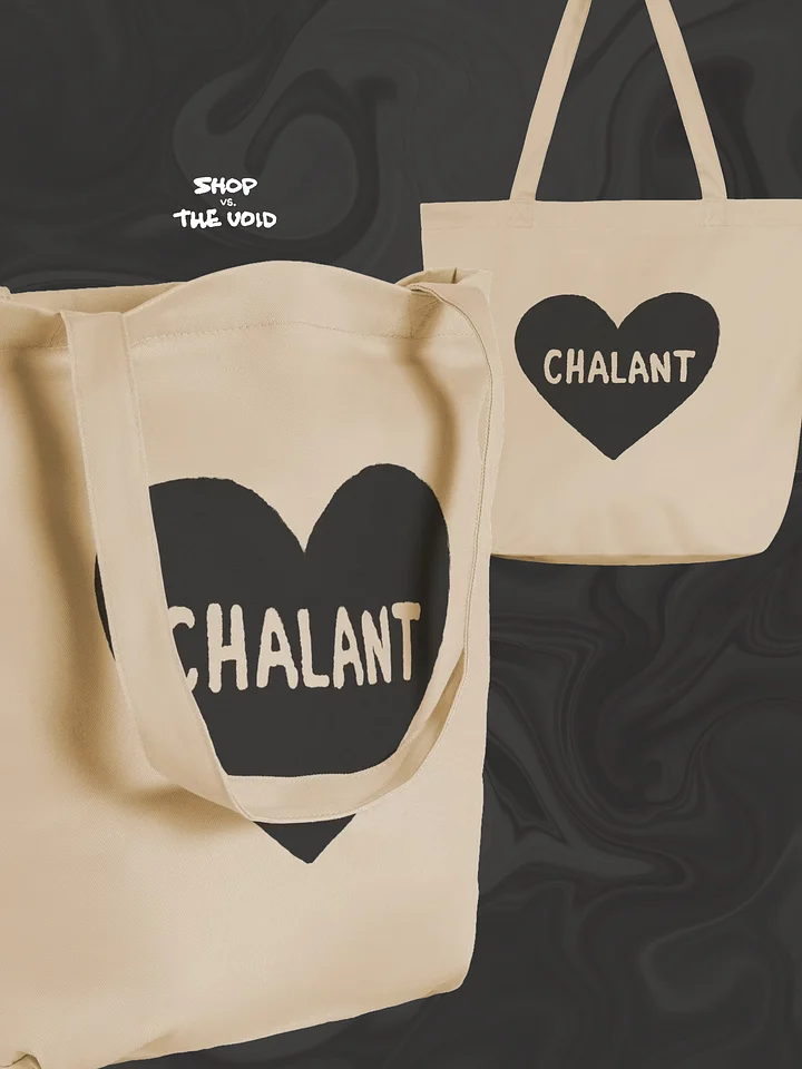 < CHALANT 3 variant #1a1a1a eco tote product image (1)