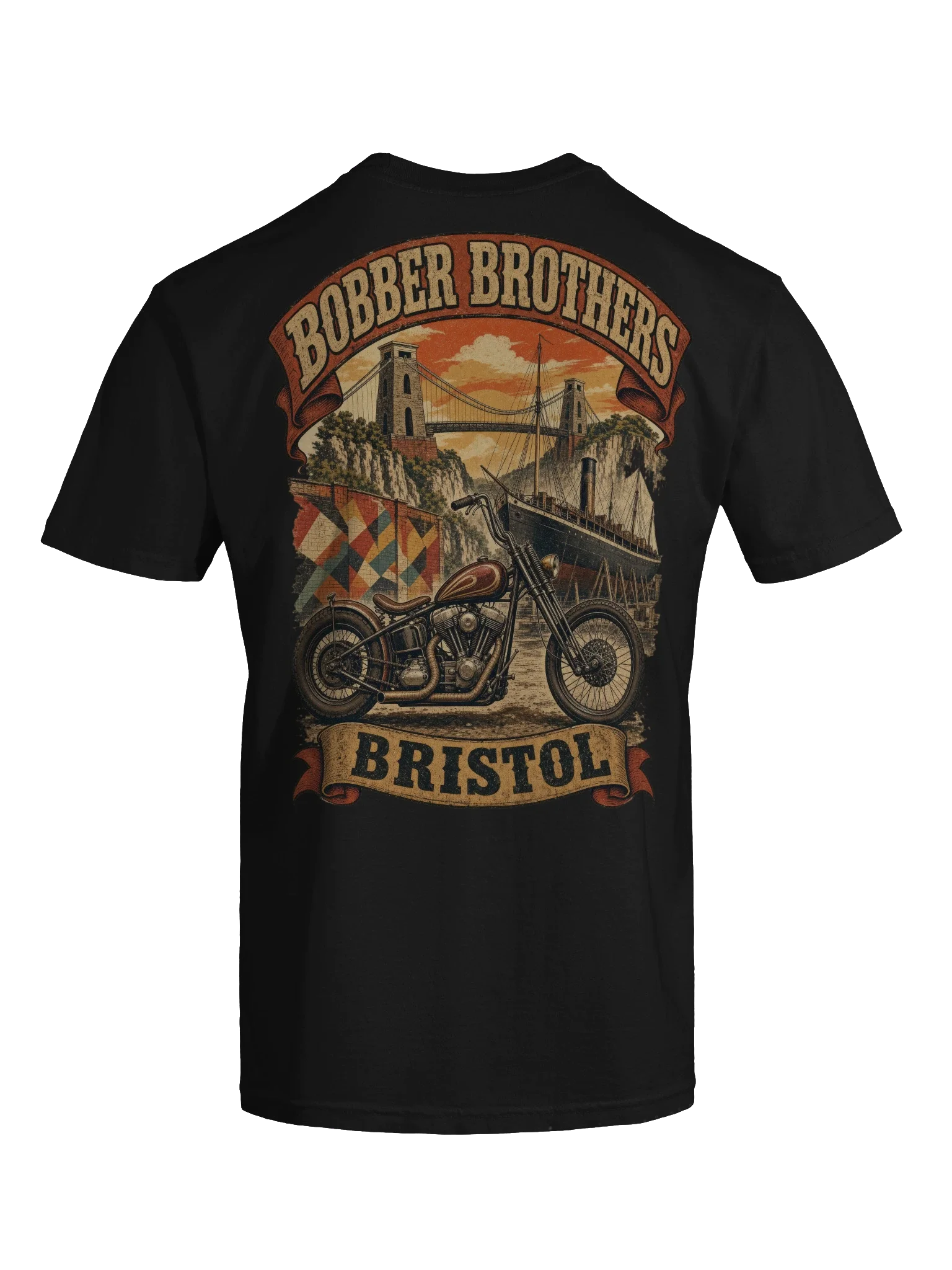 Bristol motorcycle t-shirt design by Bobber Brothers