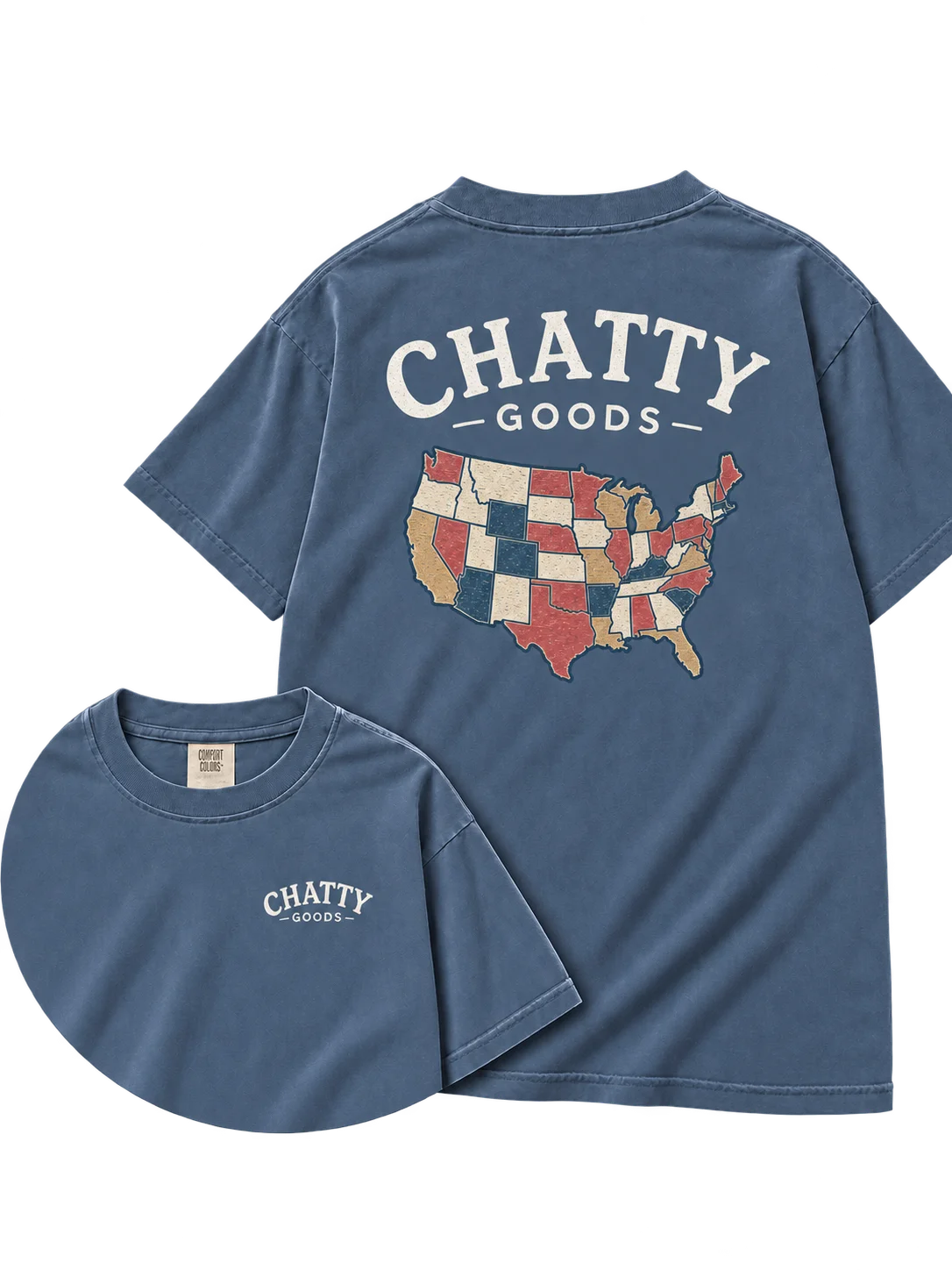 The USA Patchwork Tee | Americana Collection product image (1)