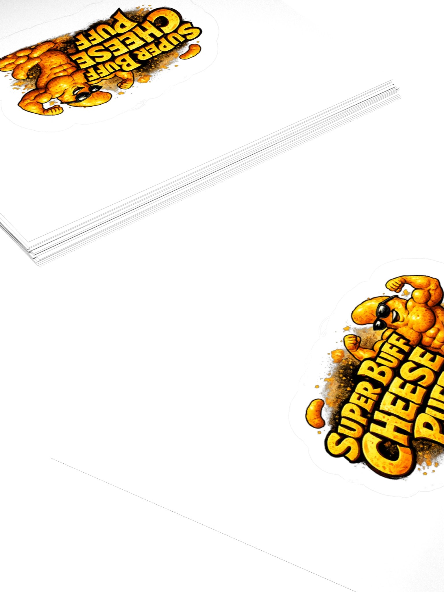 Super Buff Cheese Puff Sticker product image (12)