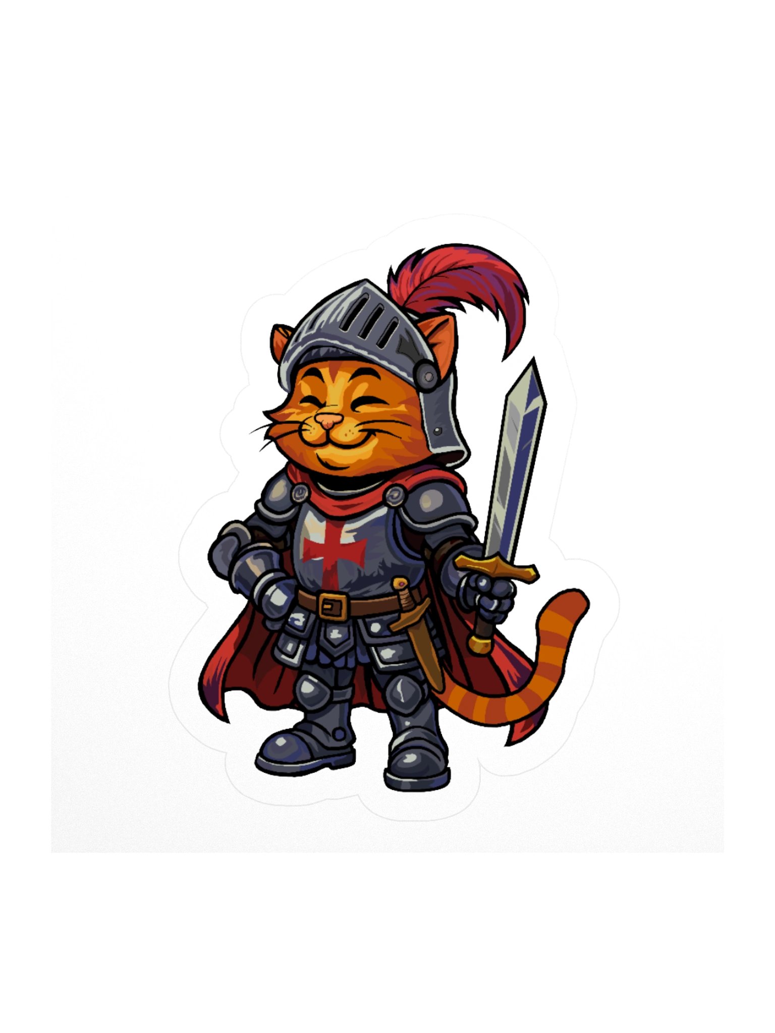 Crusader Knight Cat - Armour and Sword for Battle product image (2)