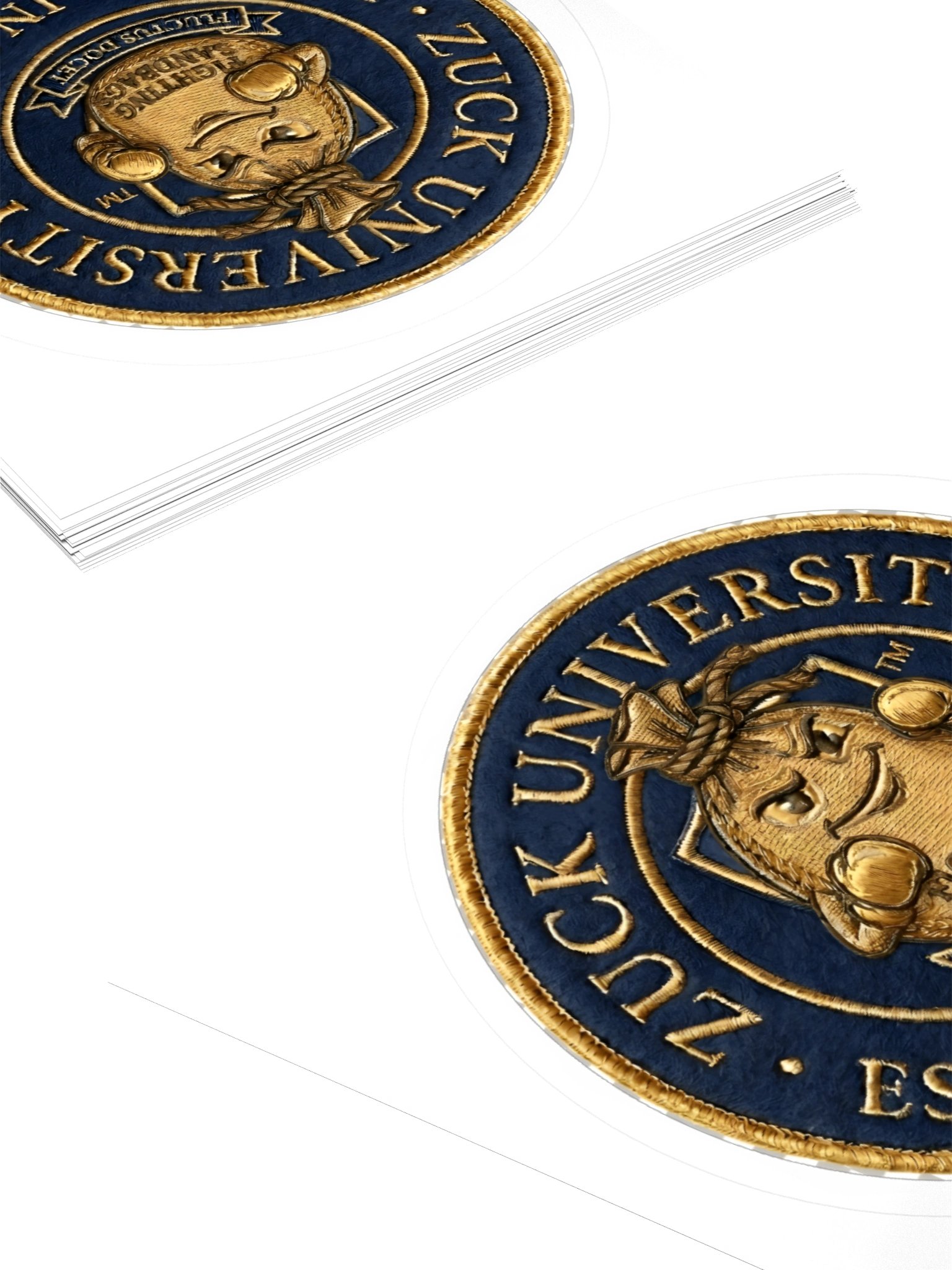 Zuck University Sticker (3 sizes) product image (11)