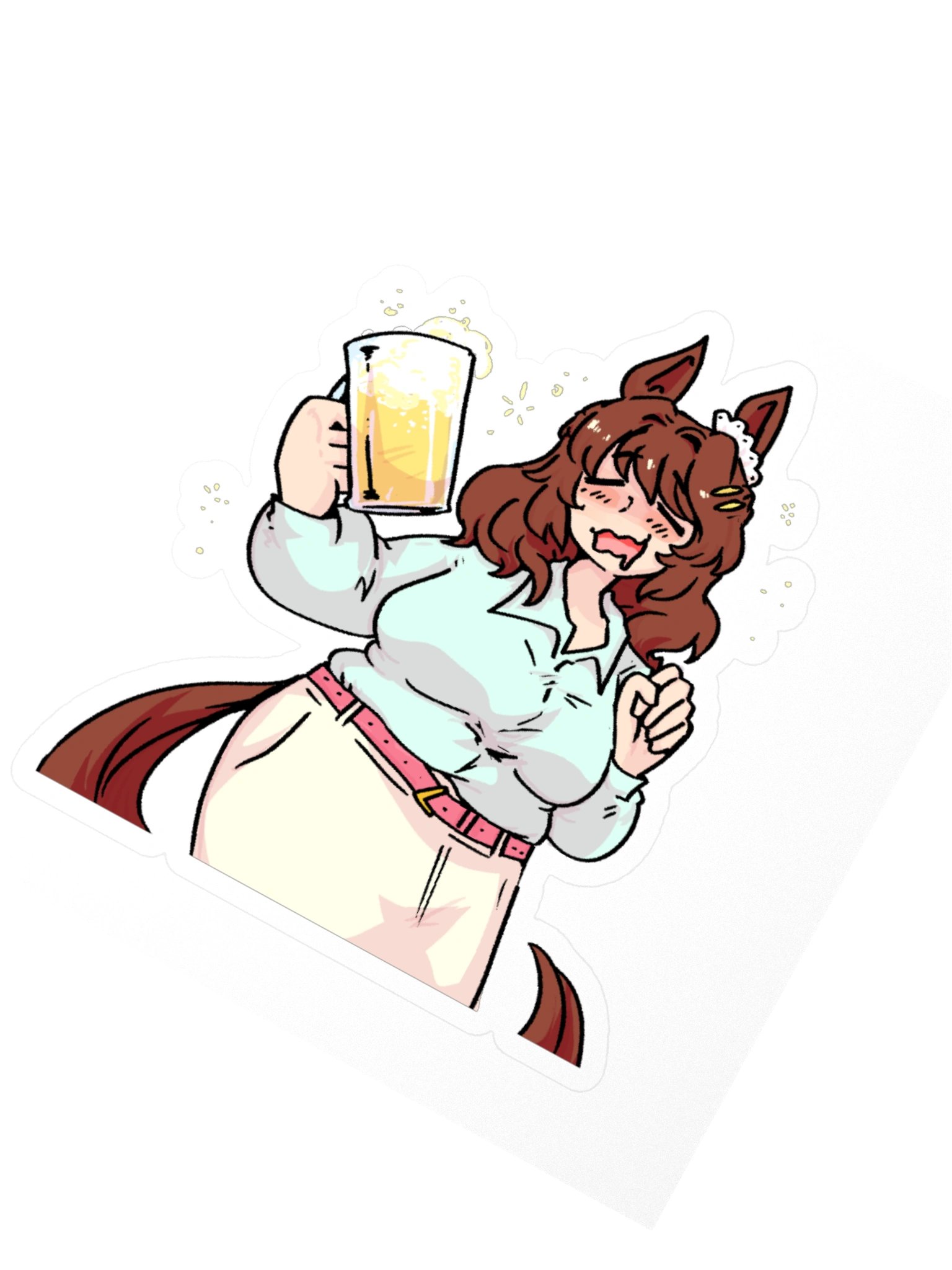 Light Hello Sticker product image (4)