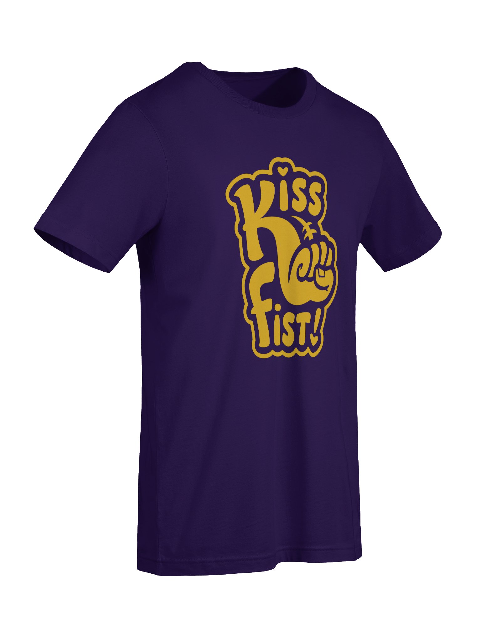 Kiss Fist Yellow Graphic Tee product image (7)