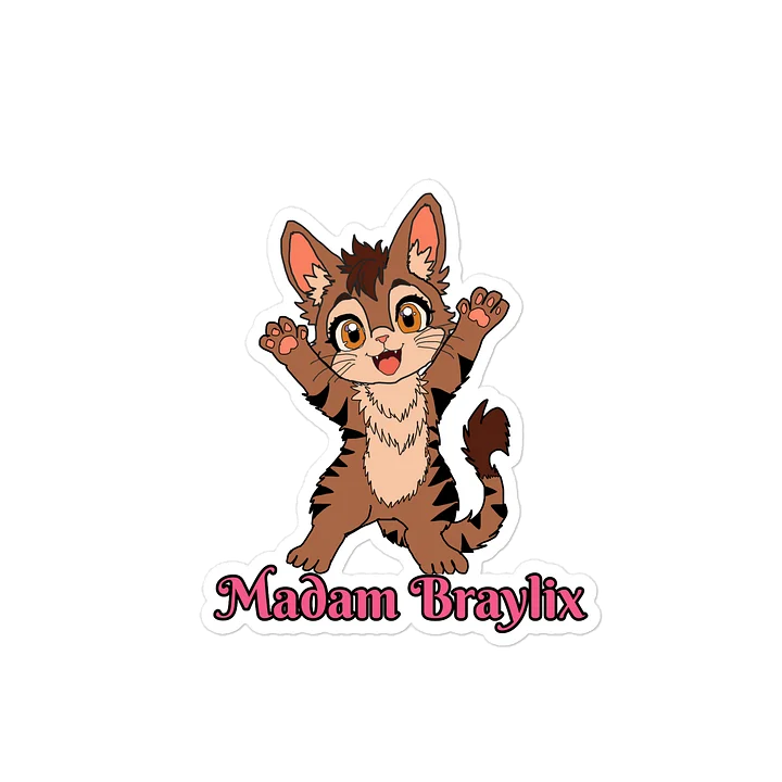 Madam Braylix the CatKey Vinyl Sticker product image (2)