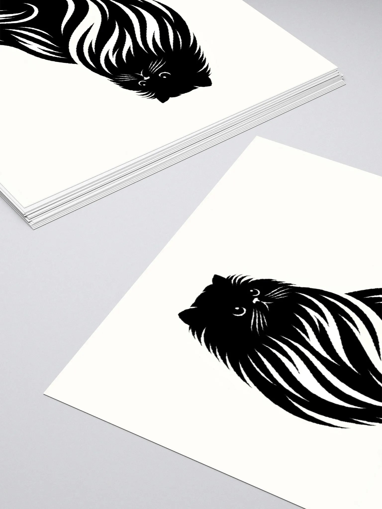 Kiss Cut Stickers: Persian Monochrome product image (4)