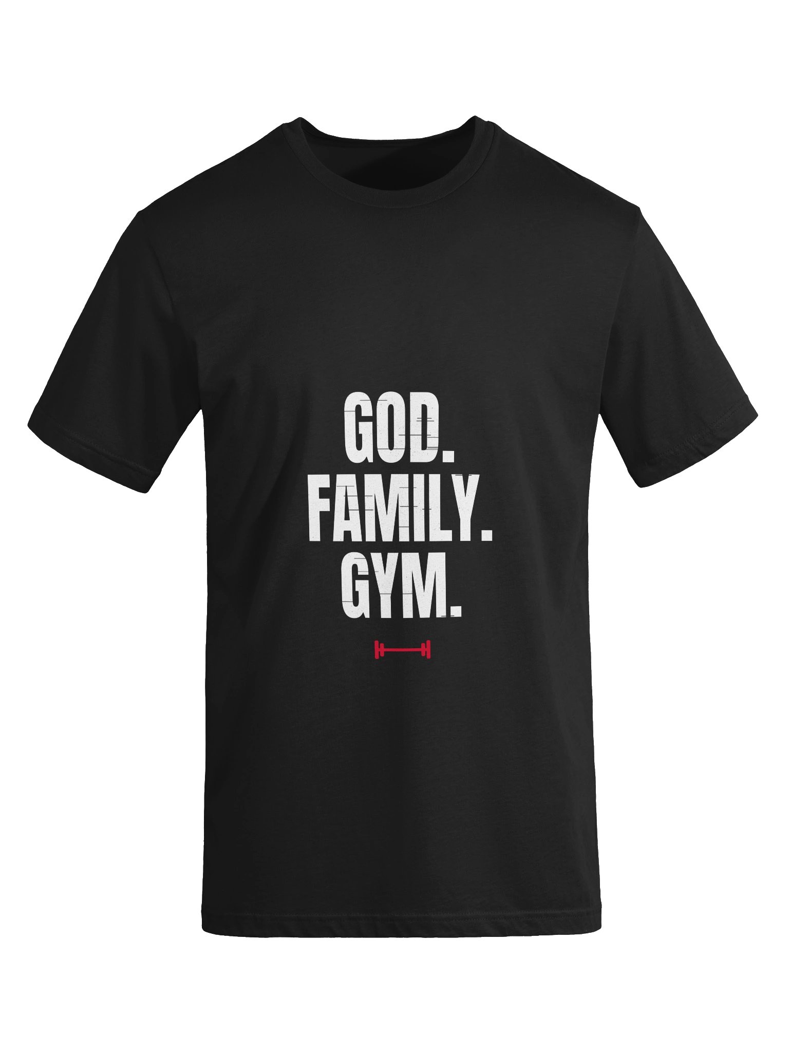 God. Family. Gym. — Fitted Athletic Tee product image (5)