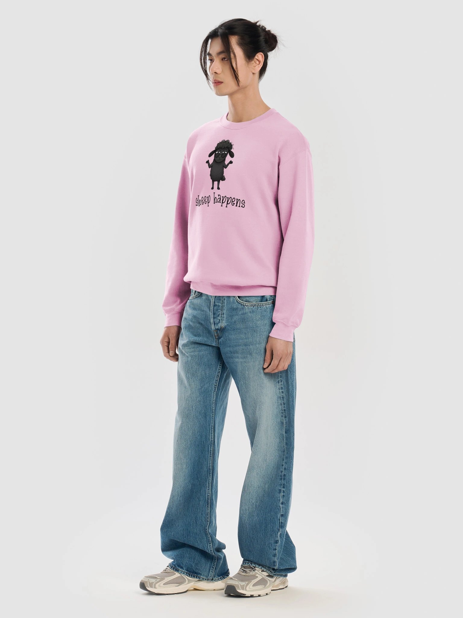 Sheep Happens Crewneck Sweatshirt product image (26)