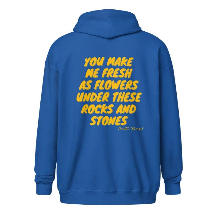 UNDER THESE ROCKS AND STONES SUNFLOWER ZIP HOODIE product image (2)