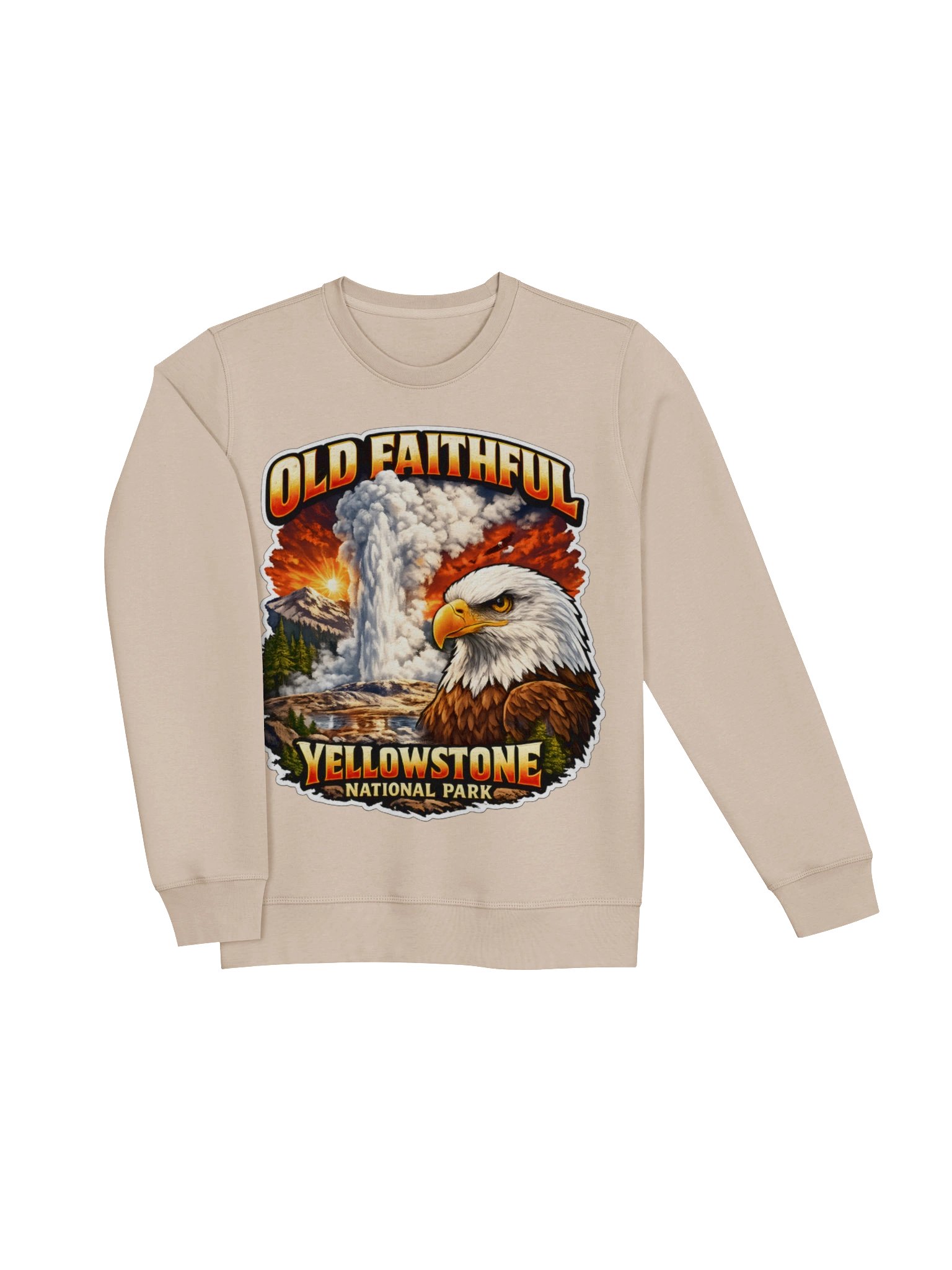 Old Faithful Yellowstone Eagle Long-Sleeve product image (11)