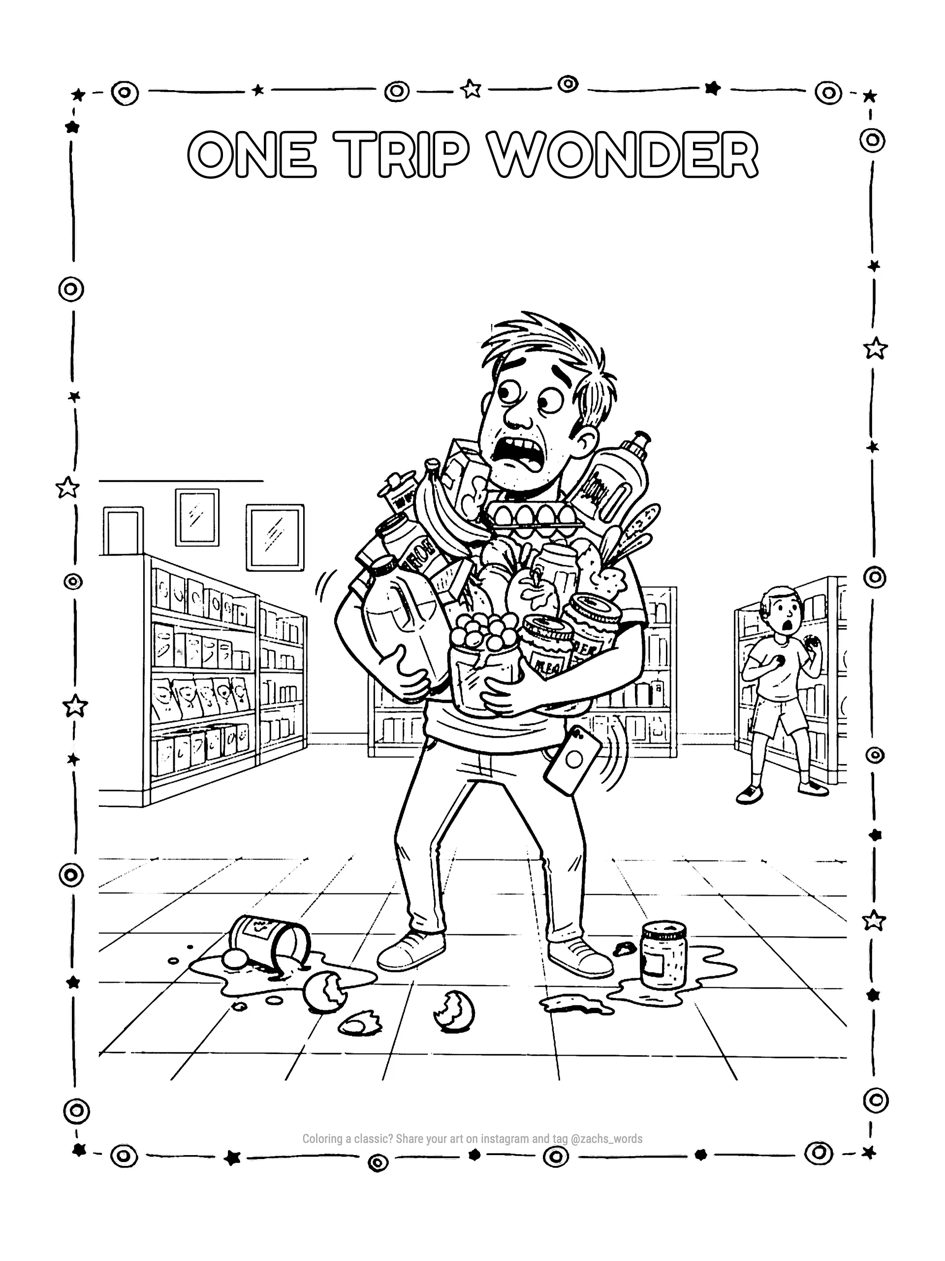 My Silly World: The Print at Home Digital Coloring Book product image (4)