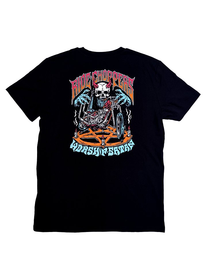 Ride Choppers Worship Satan T-shirt product image (1)