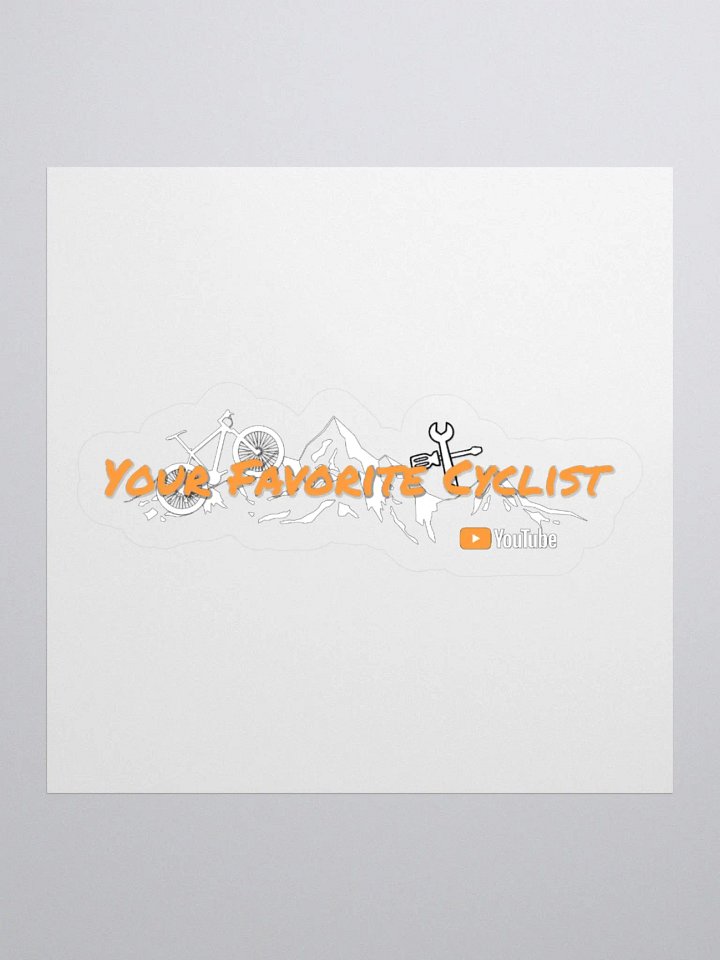 Classic Your Favorite Cyclist Sticker product image (1)