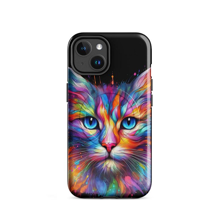 Colorful Cat's Gaze iPhone® MagSafe® Tough Case product image (2)