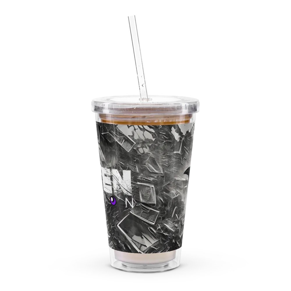 Raven Fiction Double Wall Clear Plastic Tumbler (16 oz) product image (8)