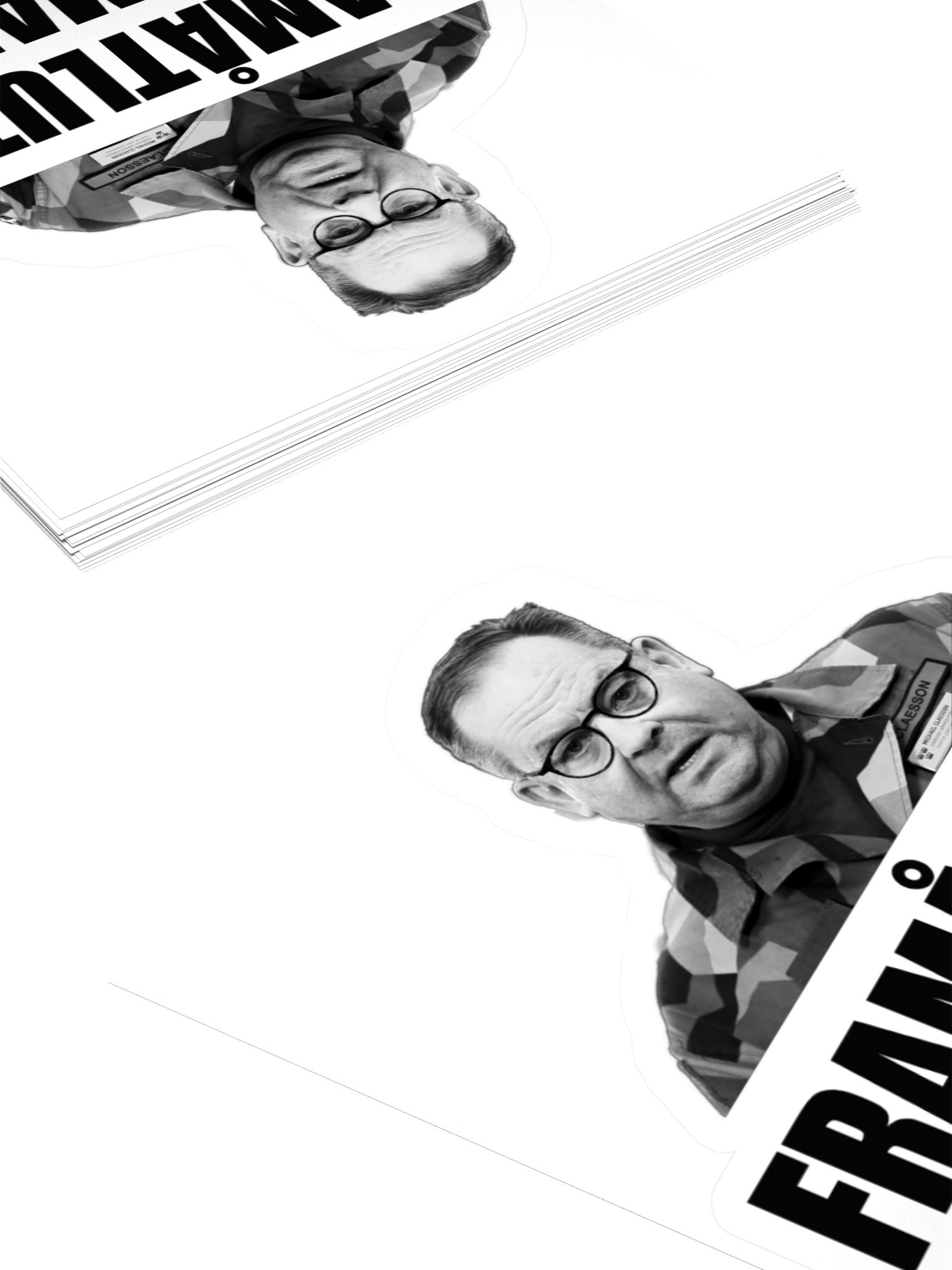 Framåtlutat våldsmandat (Sticker) product image (7)