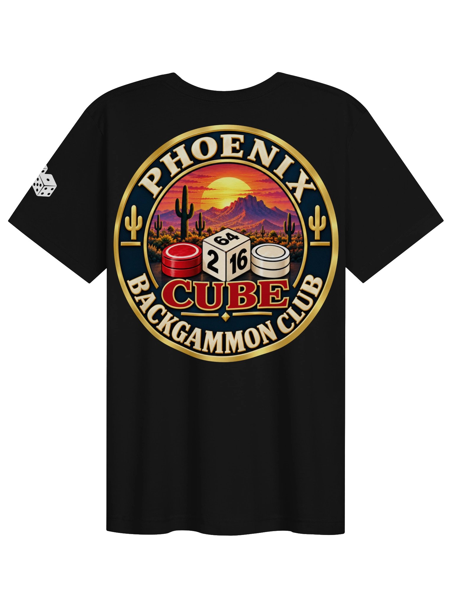 Phoenix Cube Backgammon Club Tee product image (2)