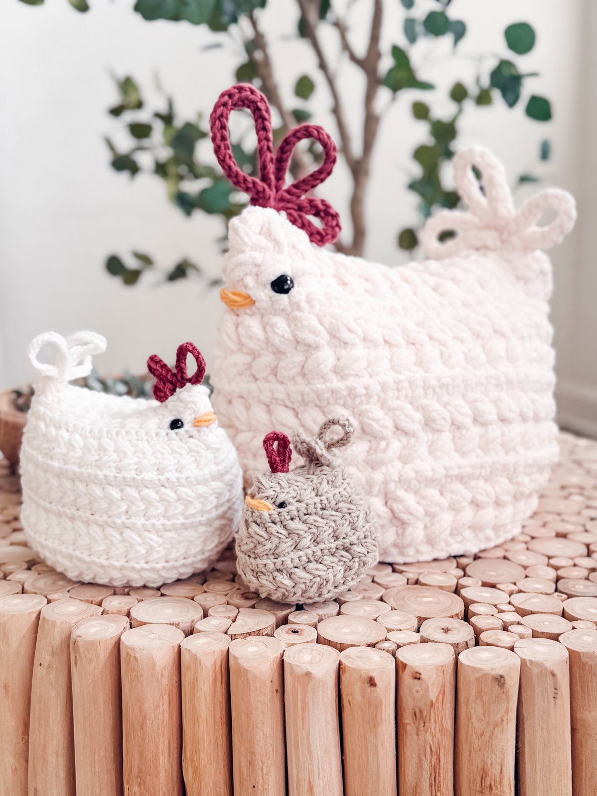 Wheat Stitch Crochet Chicken Pattern product image (7)
