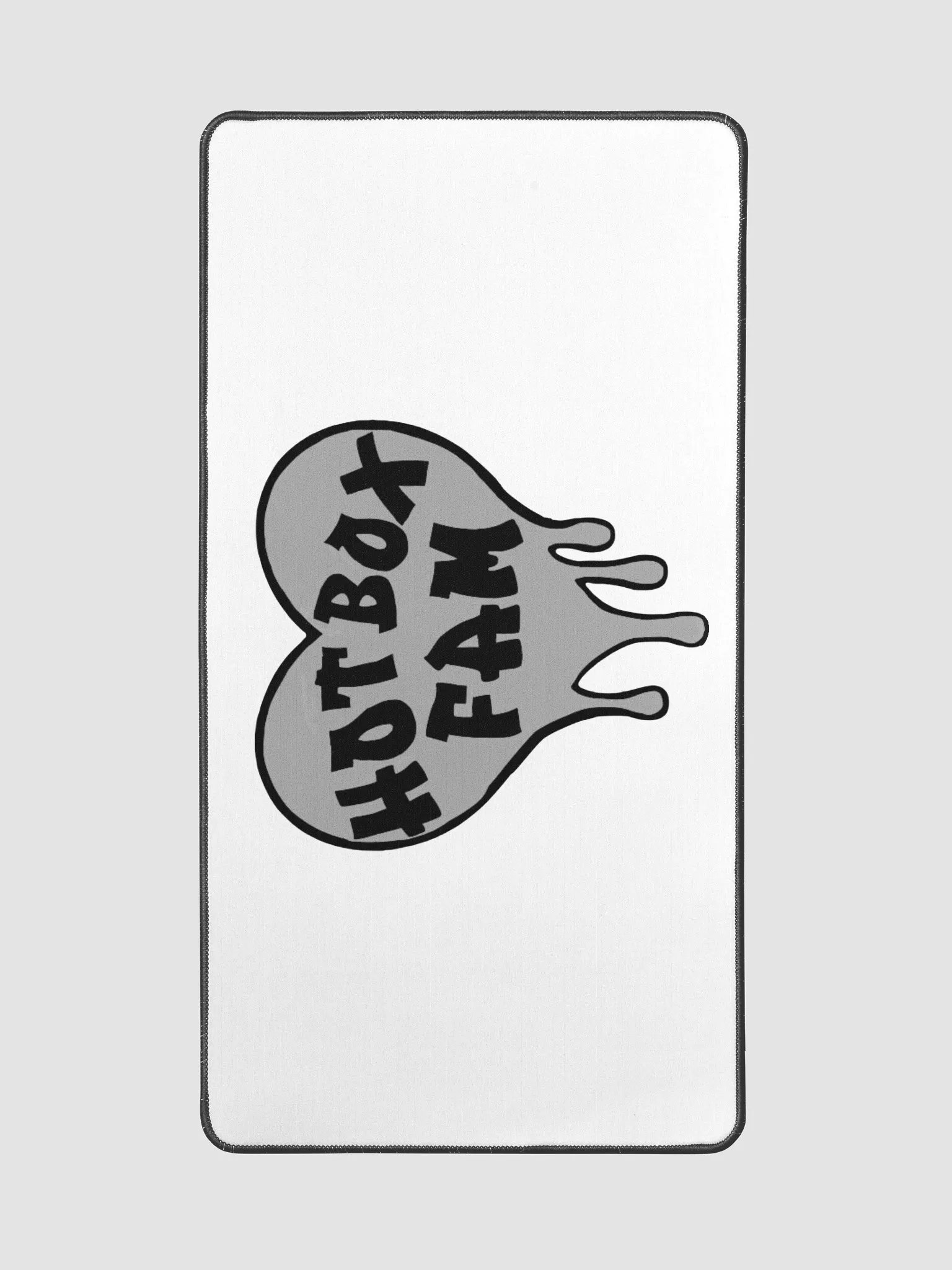 HOT BOX FAM SOLID GREY LOGO DESK MAT product image (2)