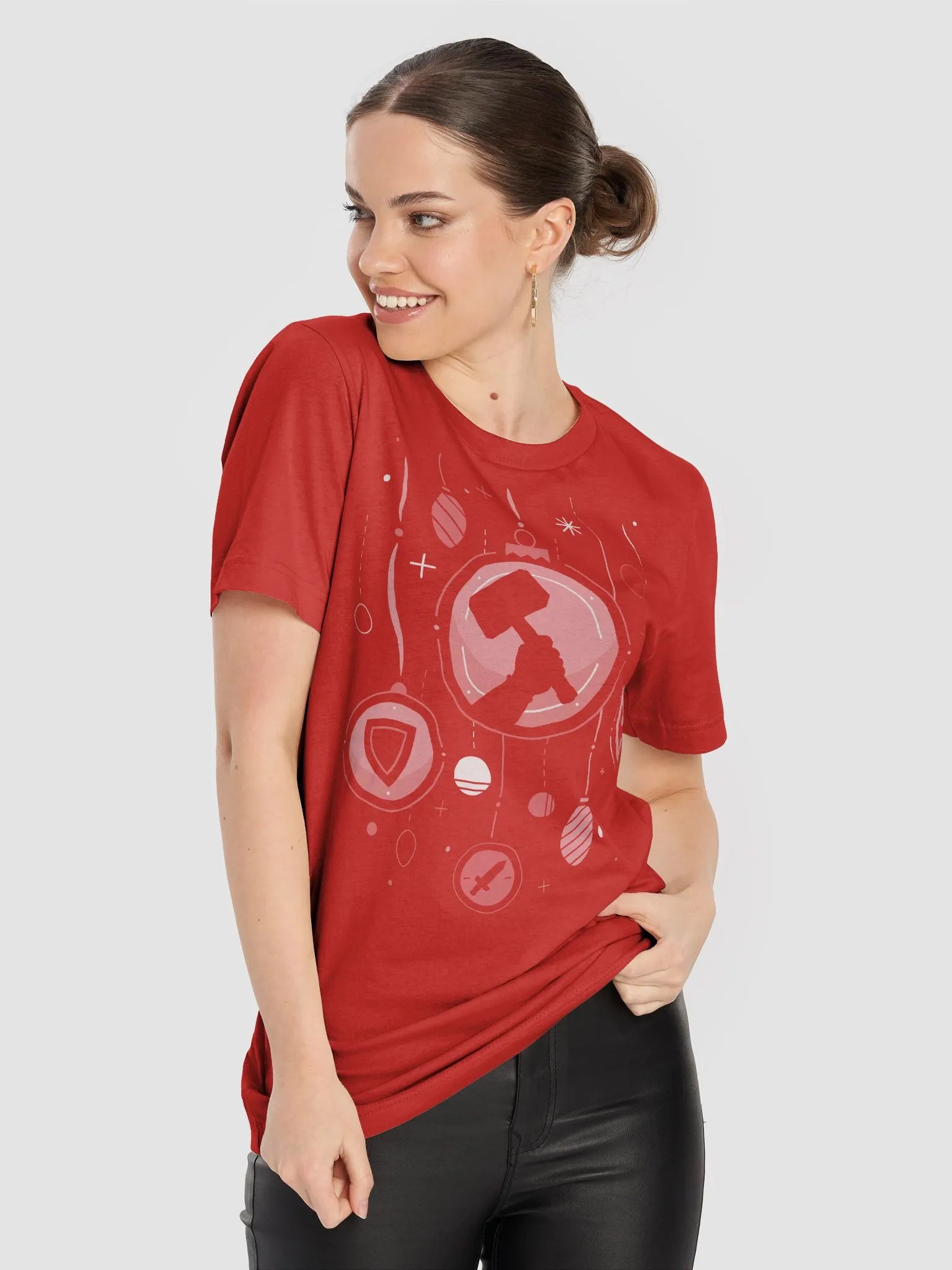 Ornaments Tee Red product image (6)