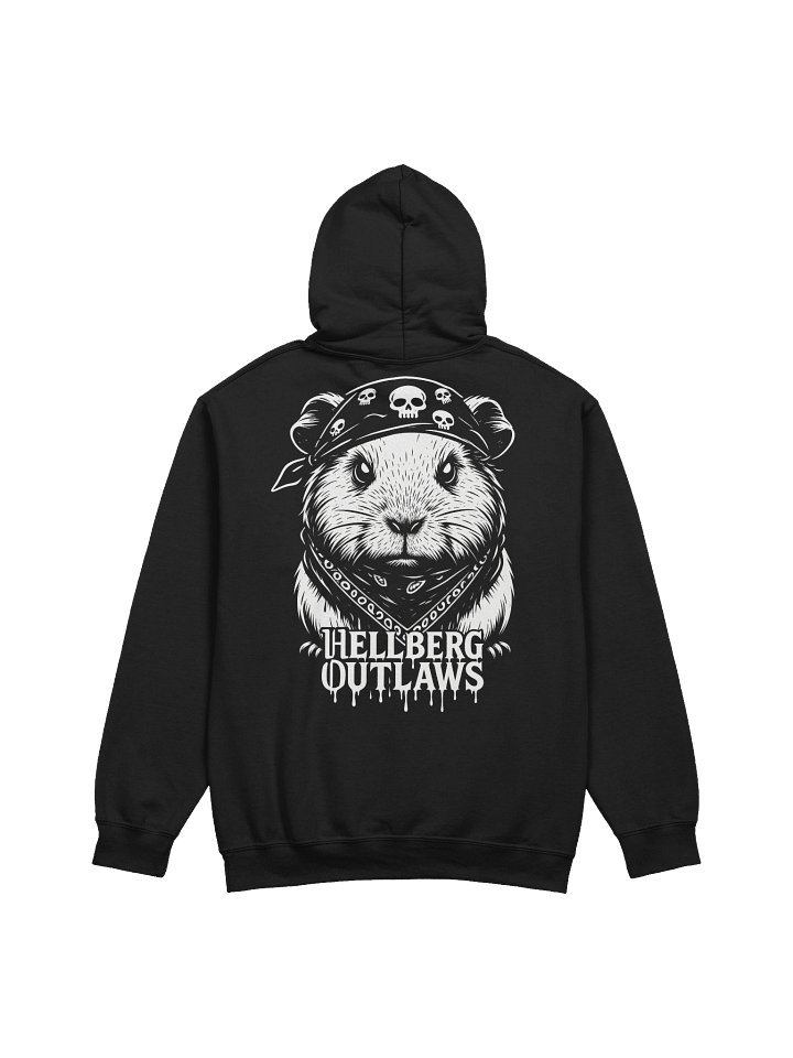 Hoodie - Hellberg Outlaws – Rebel Guinea Skull Bandana Edition product image (2)