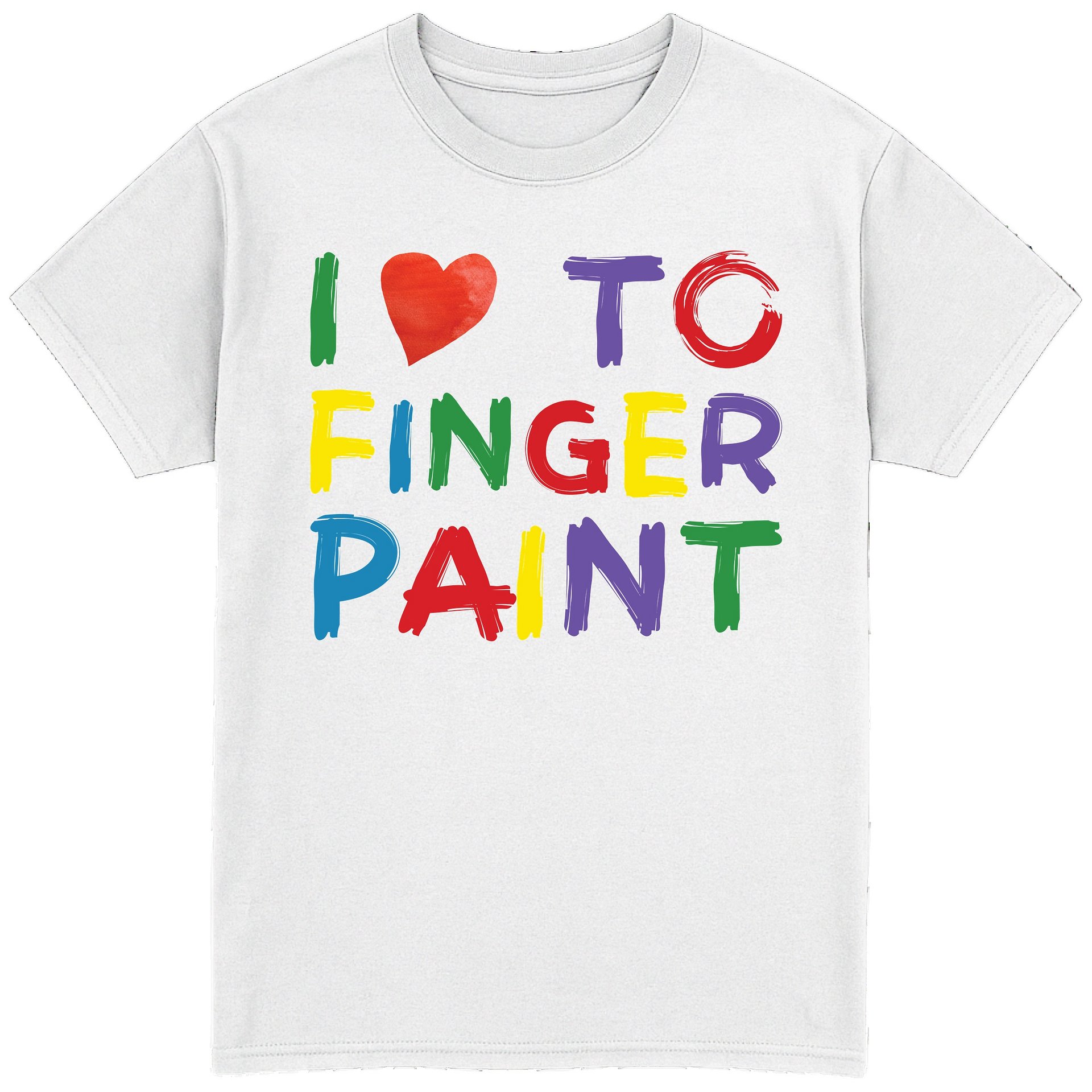 I Heart To Finger Paint T-Shirt product image (1)