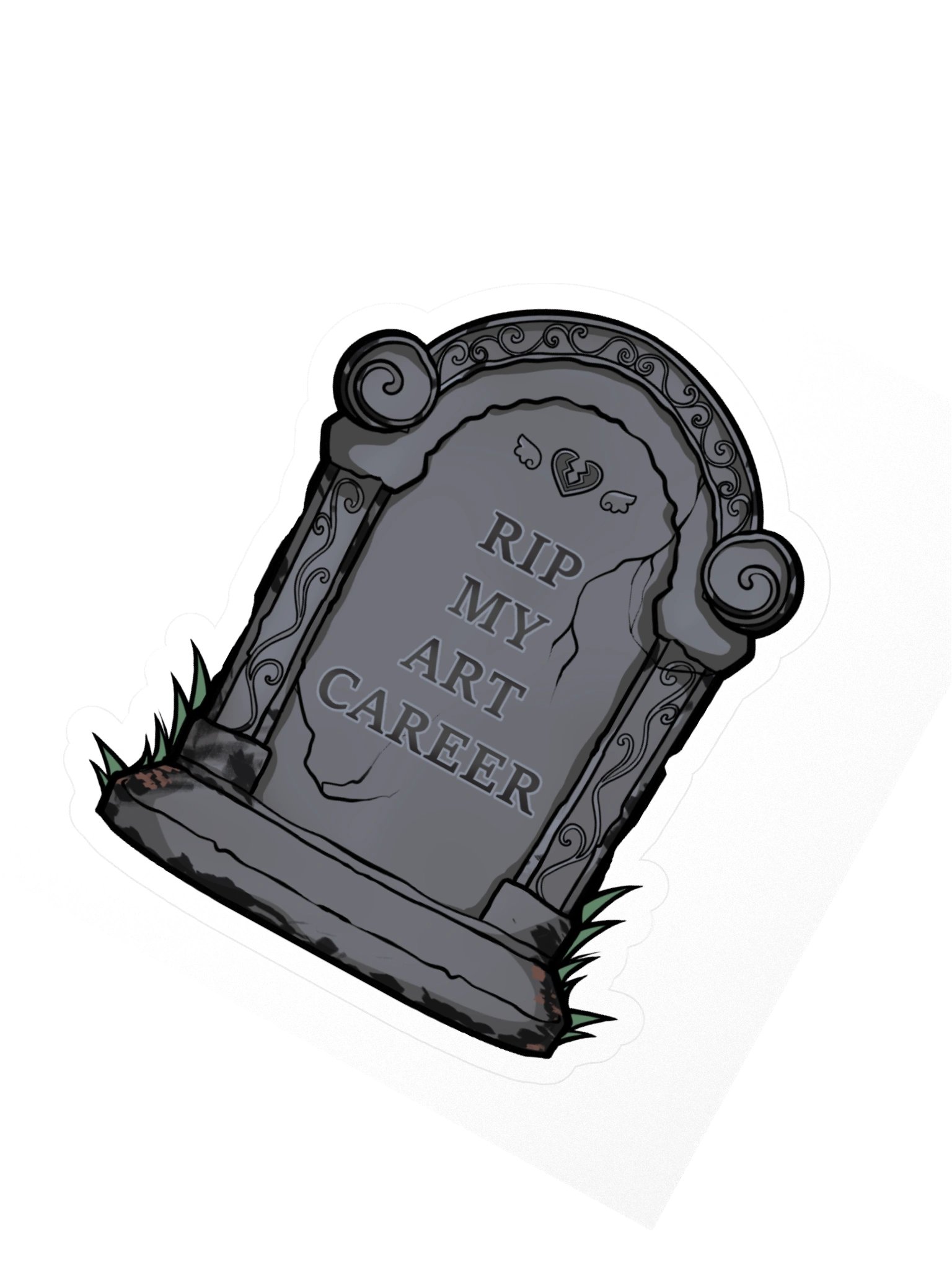 RIP Art Career Sticker product image (2)