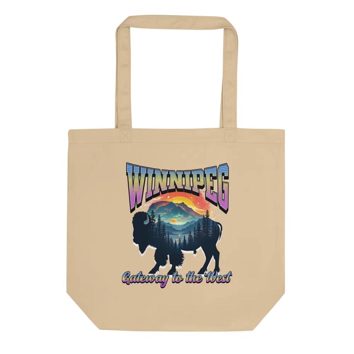 Winnipeg Gateway To The West Bison Eco Tote product image (1)