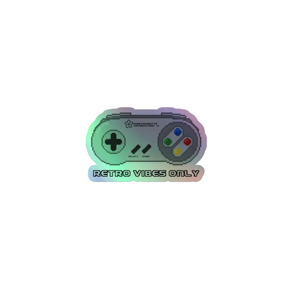 Retro Vibes Holo Sticker product image (1)