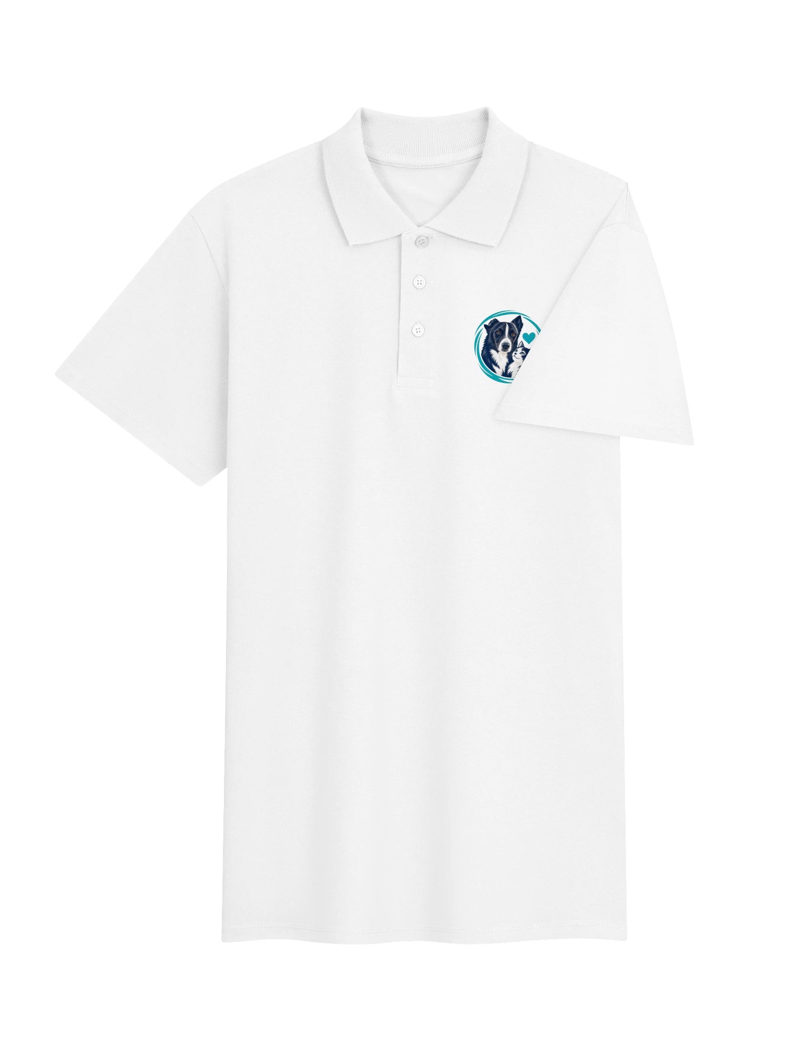 Action Animals Serbia – Hund & Katze Unisex-Piqué-Polo product image (3)