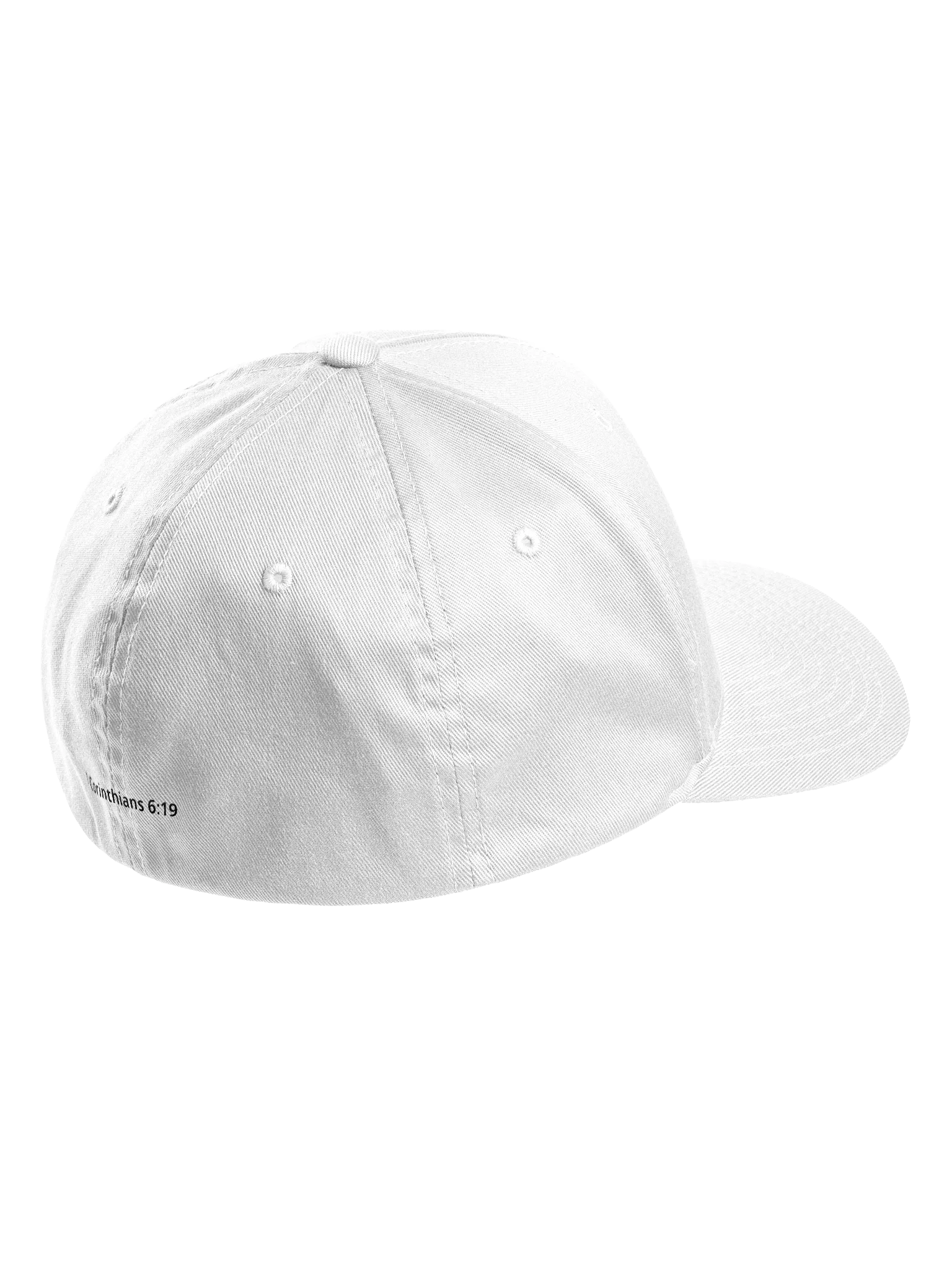 His House Flexfit Structured Fitted Cap - White by His House