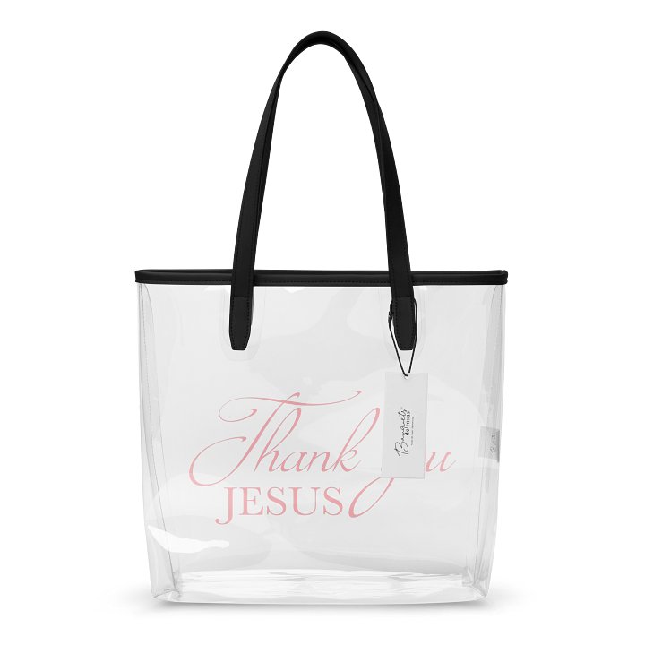 Divine Script Clear Tote Bag product image (1)