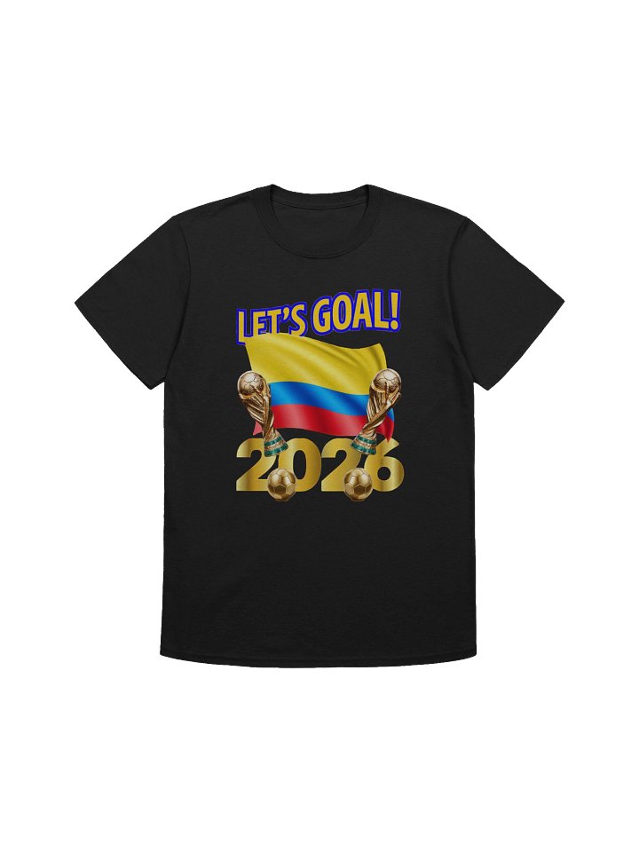 Colombia Soccer Fans 2026 T-Shirt – Let’s Goal Football Supporter Tee T-Shirt product image (1)
