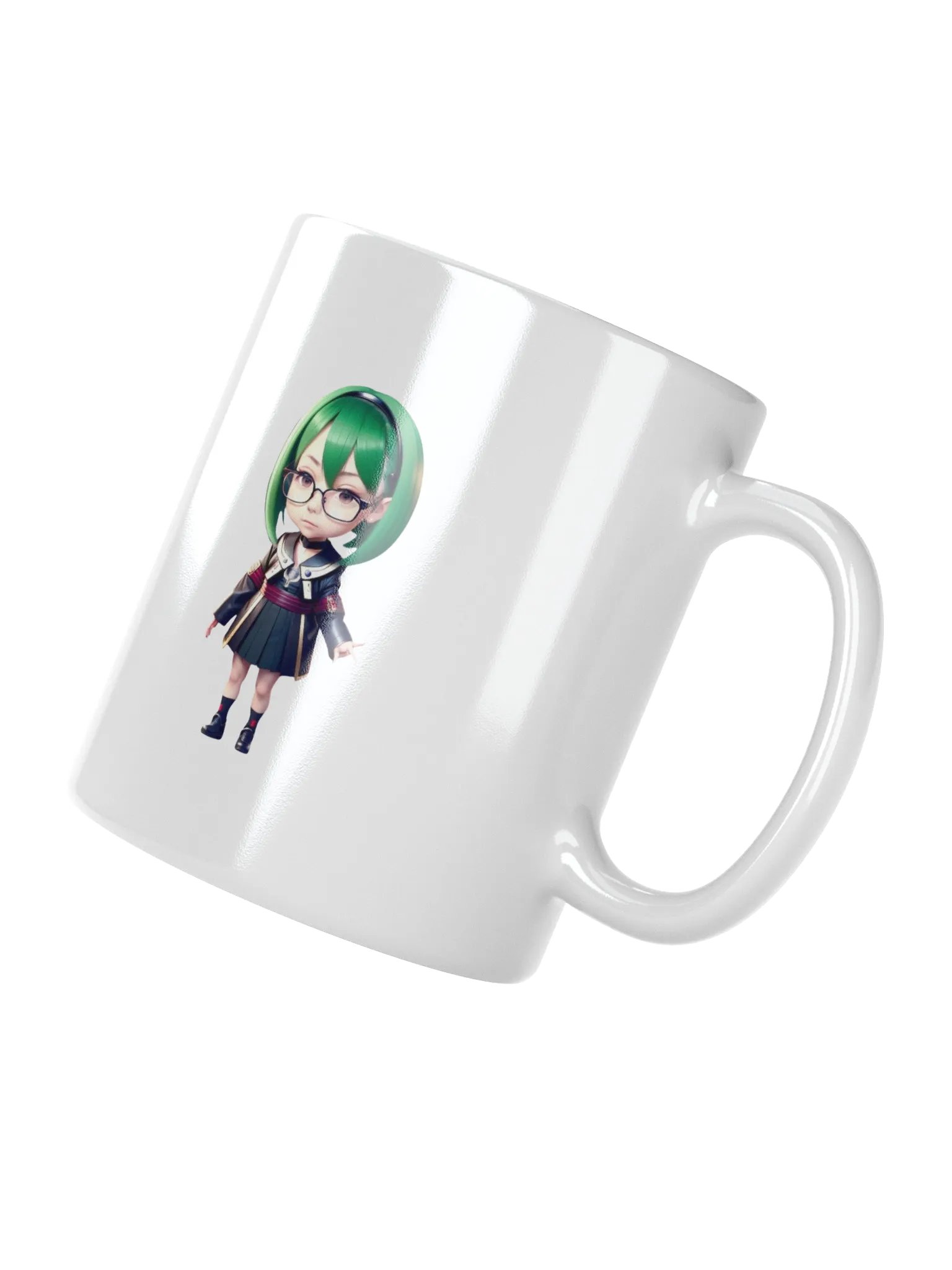 (Green CHIBI) K White Mug product image (2)